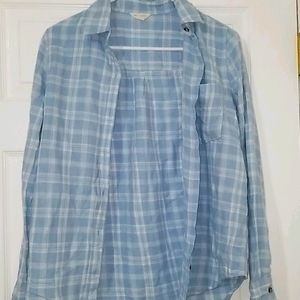 Areopostal Light blue flannel